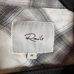 Hunter Rails  Button Down Plaid Flannel White Ash Mint Photo 3