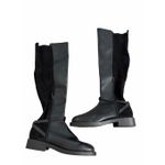Dolce Vita Knee High Boots in Black Size 9 Almond Toe Side Zip Block Heel NEW Photo 2