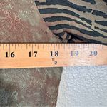 Vintage Classique Brown Animal Print Maxi Dress Womens M Long Sleeve Rayon Boho Size M Photo 4