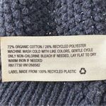 Universal Threads  Blue Waffle Knit Cardigan Organic Cotton Blend Sweater Sz L Photo 4