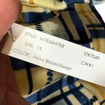 Zac & Rachel‎ Plaid Sweater Knit Pullover Blouse Top Size 1X Artsy Art to Wear Blue Photo 3