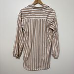 Abercrombie & Fitch  Striped Button Down Shirt Oversized Casual Top Size XS Photo 5