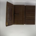 Gucci Vintage GG Logo Brown Wallet with Gold Emblem Photo 4