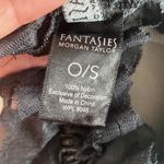Fantasies Lace Sequin Leg Garter Black Photo 1
