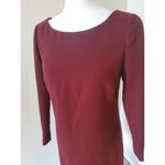 Banana Republic  Burgundy Dress Long Sleeve Work Wear Professional Warm S… Photo 3