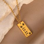 11:11 Make a Wish Necklace Gold Photo 2