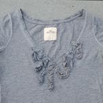Hollister Y2K V-Neck Ruffle Short Sleeve Shirt Photo 1