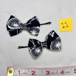 Handmade Bow Hairpin Set 11 Black Photo 1