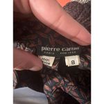 Pierre Cardin  Vintage Women’s Pleated A-Line Rayon Skirt Brown Printed 8 Photo 4