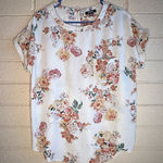 Buffalo David Bitton  Floral Blouse in Cream and Pink Photo 0