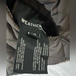 Weatherproof Diamond Quilt Puffer Vest Size Large Reversible Black / Brown Photo 5