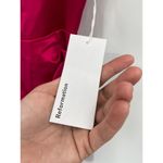 Reformation Fonda Rhubarb Pink Sleeveless Silk Mini Dress Size 0 NWT Photo 6