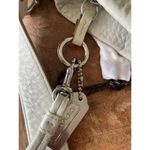 Coach  Leather Crossbody Bag  Mint-Green Pebbled Leather Tassel Shoulder Purse Photo 9