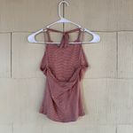 American Eagle  Pink Striped Halter Top Photo 2