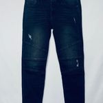 KanCan USA KanCan Black Super Skinny Moto Jeans Photo 4