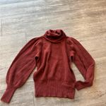 Madewell Rust Turtleneck Sweater Photo 2