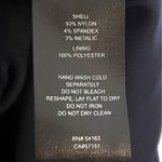 Jessica Howard  Dress Womens Size 6P Navy Blue Patterned Sheath Long Sleeve Photo 4