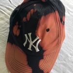 New York Yankees Bleach Splattered Hat Blue Photo 0