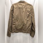 Guess Vintage Y2K 100% Cotton Bomber Lightweight Zip Tan Brown Jacket Size Small Photo 6