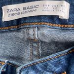 ZARA  Basic side striped Jeans Distressed hem size 2 Photo 1