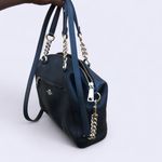 Coach Prairie Black Satchel Shoulder Hand Bag Purse Pebbled Leather Gold Crossbody B1757 Photo 2