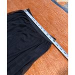 Women’s Black Mesh Pleated Midi Skirt Lined Elastic Waist XS,S, M Photo 1