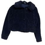 Lululemon Textured Fleece Button Jacket Black Women’s Size 2 Photo 0