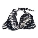 Venus  Black and White Polka Dot Bikini Top Photo 1