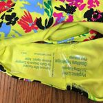 Bar III  Women's Floral Chic One-Piece Swimsuit Citron Yellow Swimsuit size L NWT Photo 3