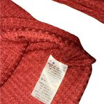 Paper Crane  Orange Long Sleeve Tie Front Crop Top Photo 4