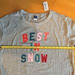 Old Navy  “BEST IN SNOW” Tee, Gray, Colorful, Size S Tall Photo 6