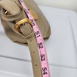 Stone Mountain Beige Tan Leather Slouch Shoulder Bag Purse Photo 9