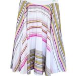 Ted Baker Gaelaa Carousel Stripe Pleated Midi Skirt Size 3/US 8 Photo 0