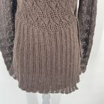Beyond Threads Open Knit Alpaca Wrap Sweater V Photo 8