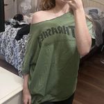 Thrasher Army Green Shirt Photo 0