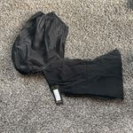 Nasty Gal black puff sleeve dress w/ belt Photo 4