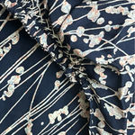 Elie Tahari Blue Floral Silk Satin Blouse Women’s M Fairy Cottagecore Coquette Photo 7