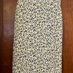 Anthropologie NWT Maeve Leopard Print Jacquard Pencil Skirt XS Photo 2