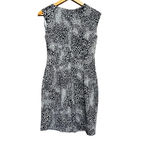 Calvin Klein Women’s Knit Leopard Print Sheath Dress Size 4 Photo 1