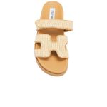 Steve Madden  Mayven Sandals in Natural Raffia 9.5 Womens Slides Photo 6