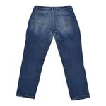 KanCan High Rised Ripped Mom Relaxed Fit Jeans Distressed Dark Blue Tapered 30 Photo 2