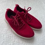 Allbirds Red Wool Women's Runners Sneaker Shoes - Size 9 Photo 1