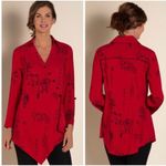 Soft Surroundings Black Pagoda Tunic Shirt Size M Photo 7