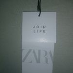 ZARA  L Cotton Sleeveless Crew Neck Sheath Dress in Khaki New! Photo 6