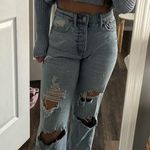 Wild Fable Size 00 Distressed Light Blue Women's Jeans Photo 0