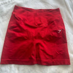 Gymshark Red Seamless Shorts Photo 0
