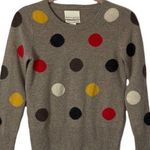 Cynthia Rowley 2 Ply 100% Cashmere Pullover Polka Dot Sweater Extra Small Photo 0