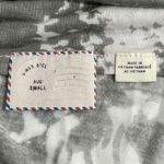 Anthropologie Women's Botanical Cowl Neck Tie Back Cut-Out Blouse Top Gray Small Photo 3