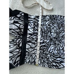 Morgan & Co Black White Halter Mermaid Gown Criss Cross Back Special Occassion S Photo 10