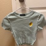 Forever 21 Smiley face crop shirt Photo 2